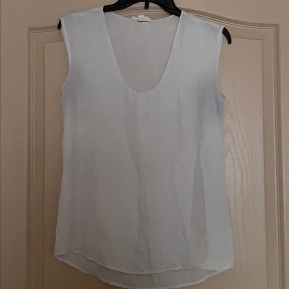 Light Blue Flowy Blouse